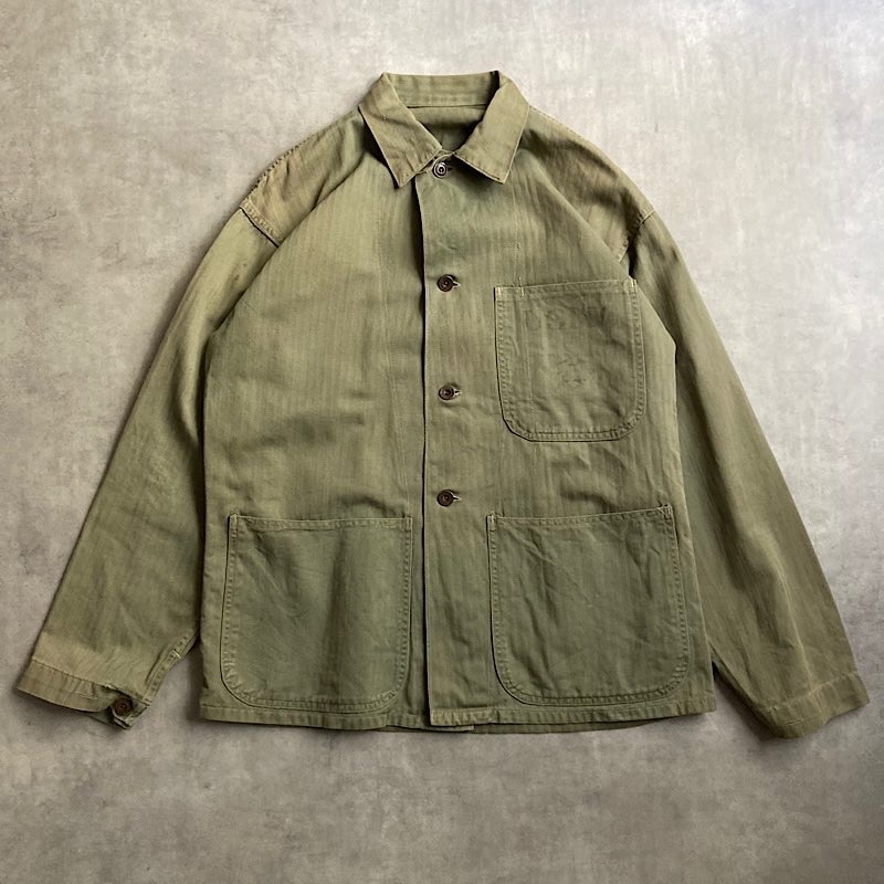 40's U.S.M.C P-41 HBT UTILITY Jacket 身幅58cm 40年代 アメリカ海