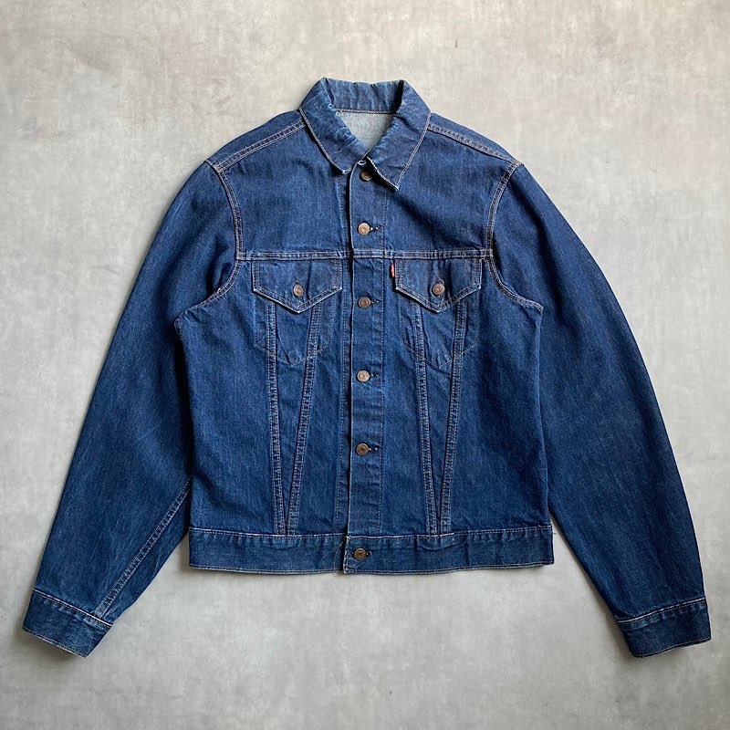60's～70's LEVI'S 71205 Big E Denim Tracker JKT Made in USA 40-42