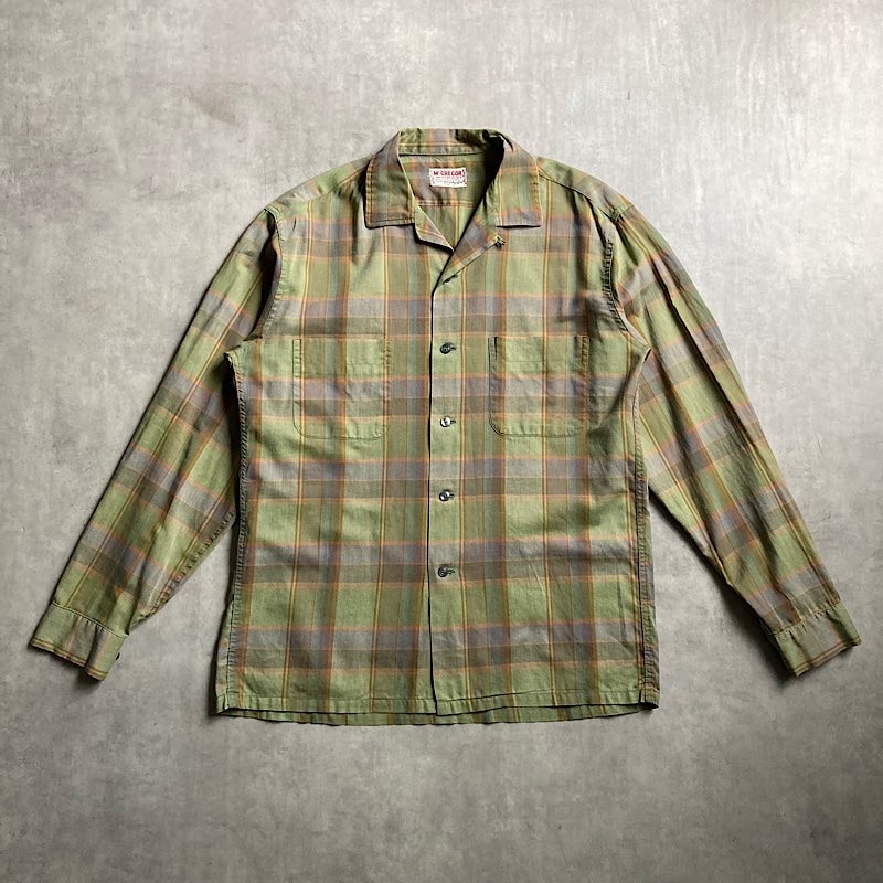 McGREGOR(マクレガー) オープンカラーチェックシャツ サイズ[JPN：L