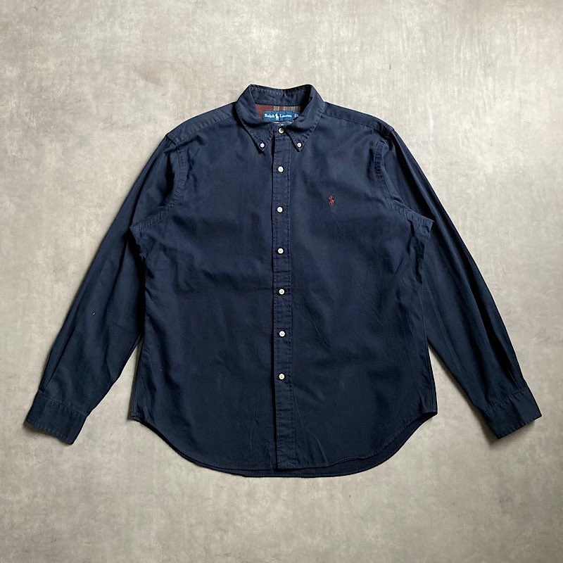 ラルフローレン Ralph Lauren ボタンダウンシャツ BD ポニー ロゴ 90's～ Ralph Lauren Pony OX B.D Shirts 90年代～ ラルフローレン