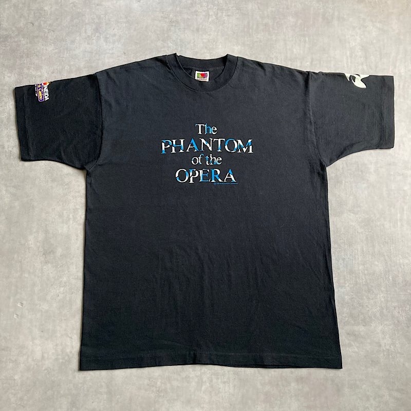 90's THE PHANTOM OF THE LOOM T-shirts BLK/XL 90年代 オペラ座の怪人