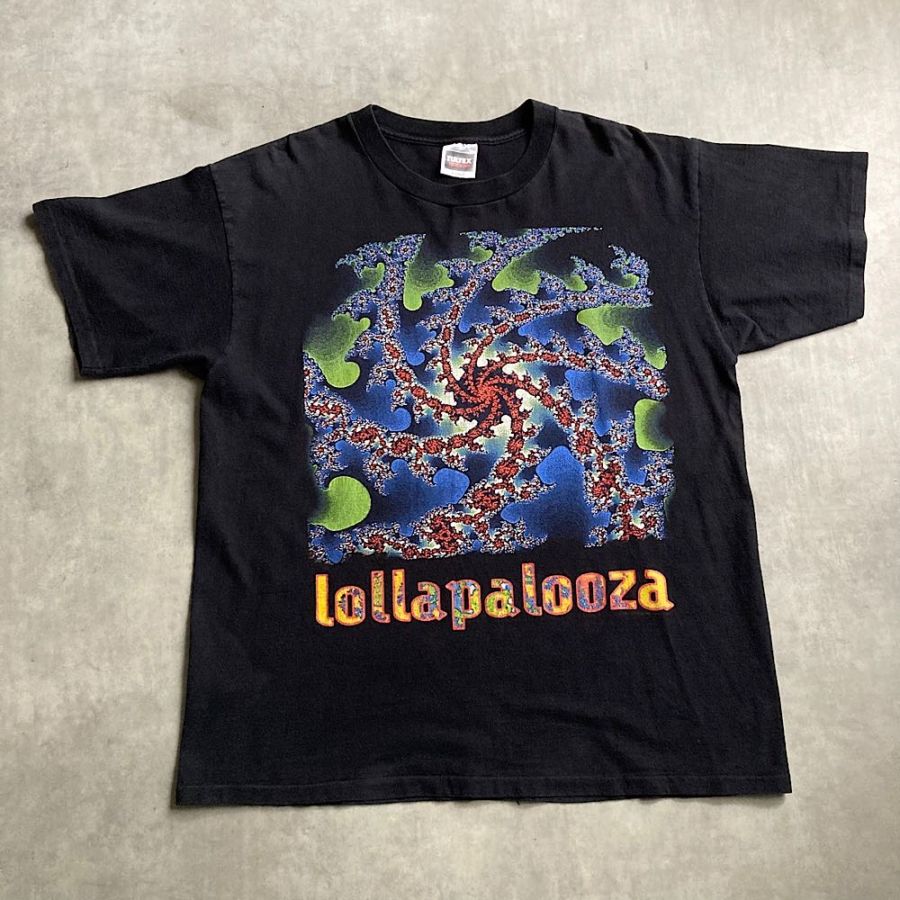 90's LOLLAPALOOZA FESTIVAL '93 T-shirt BLK/XL 90年代 ロラパルーザ