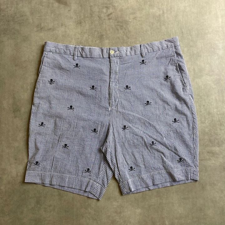 00's Polo by Ralph Lauren Multi Skull Seersucker Shorts 00年代