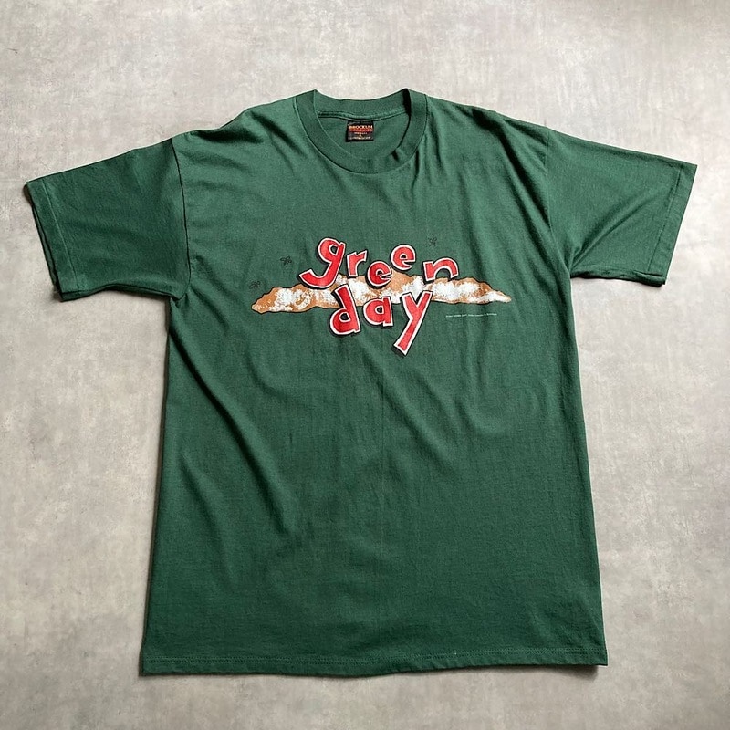 90's GREEN DAY Dookie T-shirt Made in USA GRN/XL 90年代 グリーン