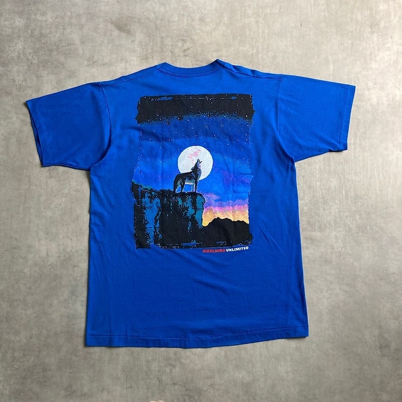 90's MARLBORO Coyote Pocket T-Shirts Made in USA 90年代 マルボロ