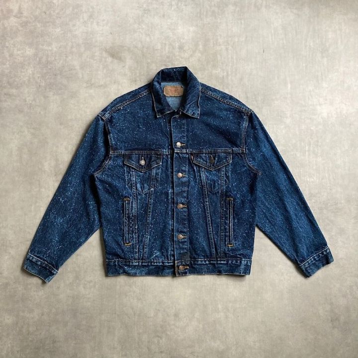 80's Levi's 70507-0229 Galactic Washed Denim Jaket Made in USA 80