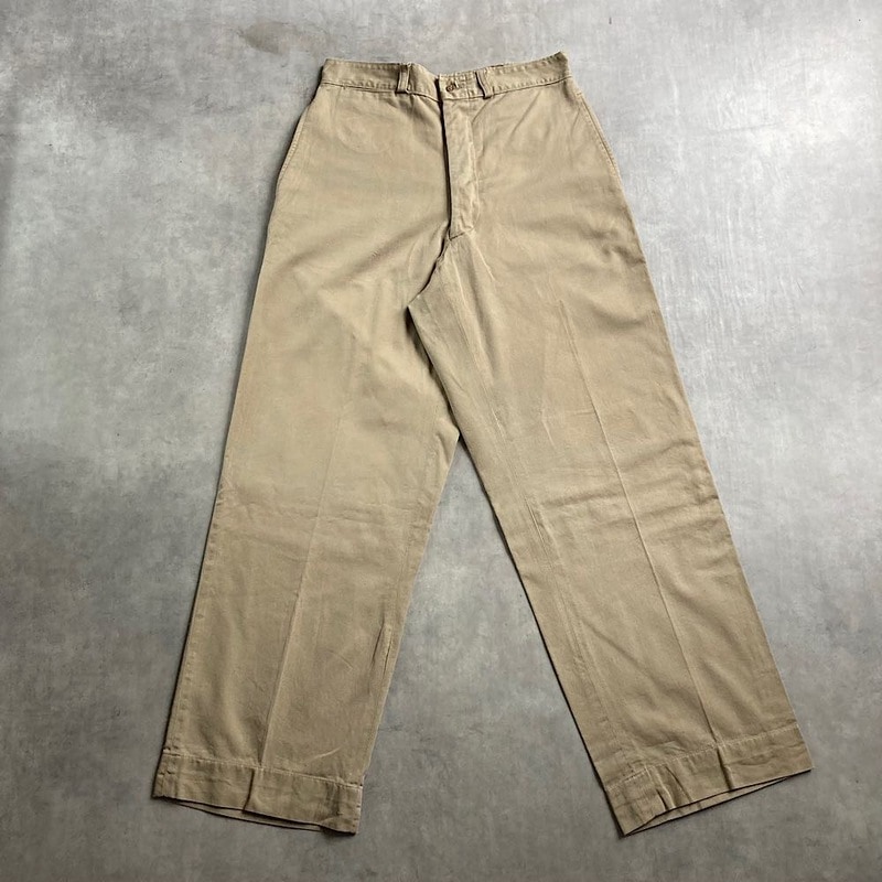 50's U.S.M.C Flap Pocket Chino Ttousers 50年代 アメリカ海兵隊