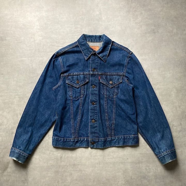 極上濃紺/42】70s Levis 70505 スモールe デニムジャケット 70年代 70s