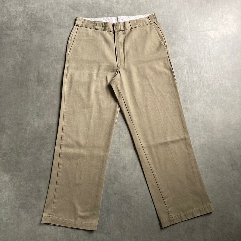 90's DICKIES 874 Work Pants Made in USA BEG/36×29 90年代