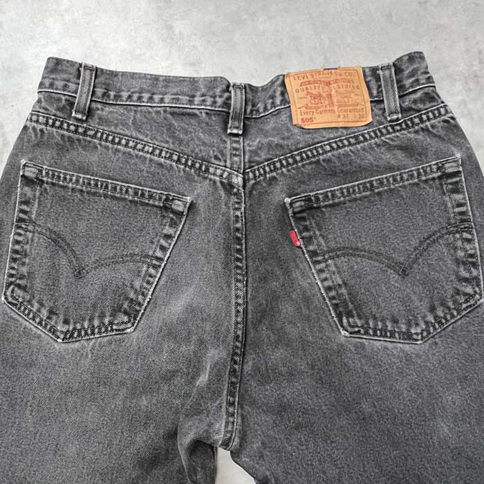 90's Levi's 505 BLACK JEANS MADE IN CANADA W34L30 90年代 リーバイス 505 ブラック
