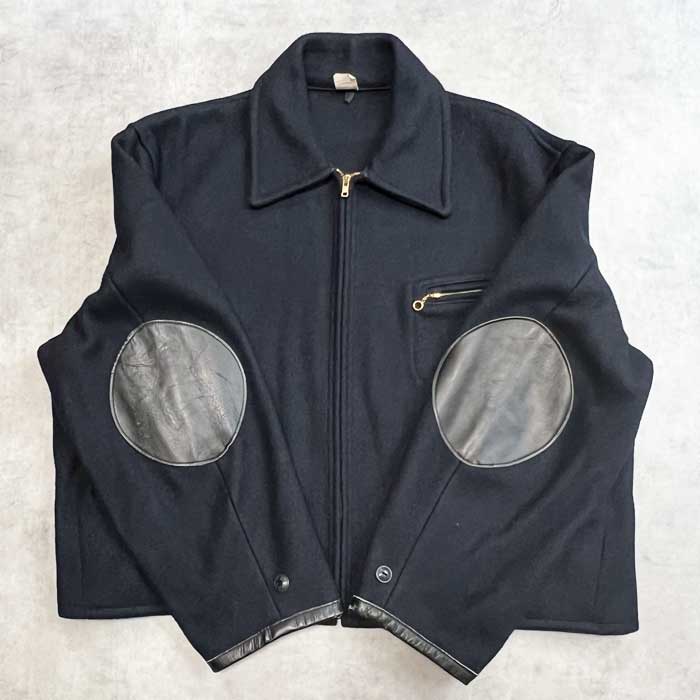 60's King-O-Wear Wool Sports Jacket NAVY Size 50 60年代 KING-O