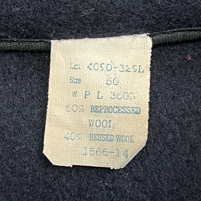 60's King-O-Wear Wool Sports Jacket NAVY Size 50 60年代 KING-O