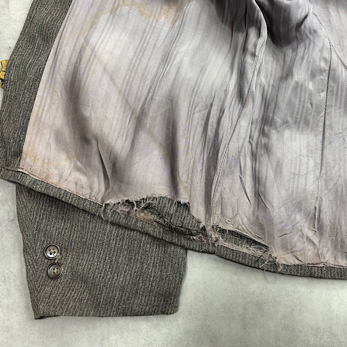 50's ALLEN MFG CO Western Gabardine Jacket GRAY 50年代 ギャバジン