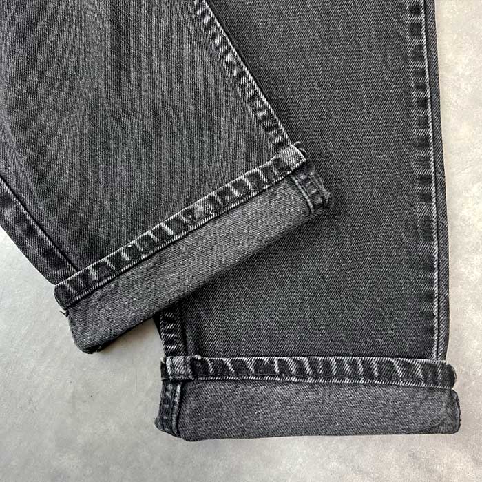 90's Levi's 505 PIECE-DYEING BLACK JEANS MADE IN USA W34L34 90年代