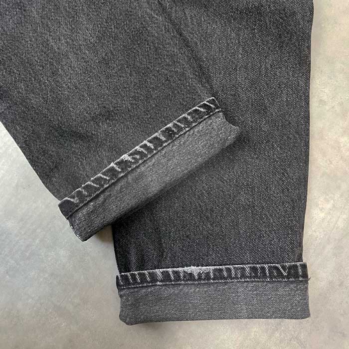 90's Levi's 505 PIECE-DYEING BLACK JEANS MADE IN USA W34L34 90年代