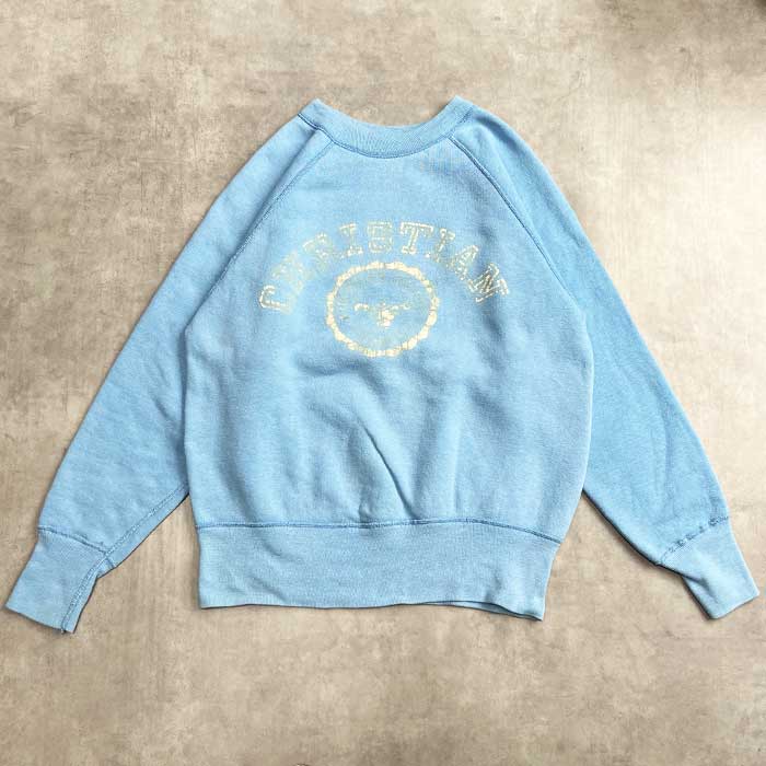 vintage Champion run tag ランタグ スウェット 60s VINTAGE 60's CHAMPION RUNNER TAG RAGLAN COLLEGE PRINT SWEAT