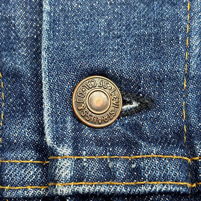 Levi’s　70505　80s　黒カン　スモールe　クラッシュ　ボロ Levi's 70505 80s 黒カン スモールe クラッシュ ボロ Levi's