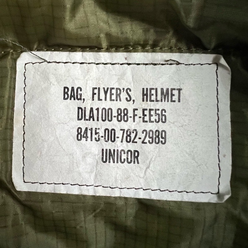 80'S U.S.A.F Helmet Bag 80年代 アメリカ空軍 ヘルメットバッグ