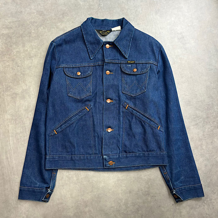 80s Wrangler 74126NV デニム ジャケット USA製 50 WRANGLER(ラングラー) / ラングラー/74126NV/Gジャン/80s | 古着