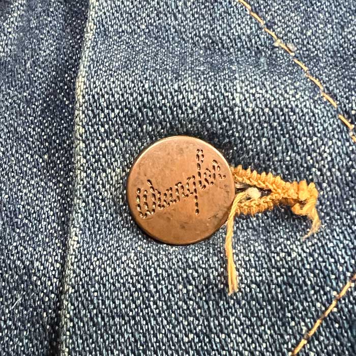 70'S Wrangler 124MJ Denim Jacket Made in USA Size/36 70年代