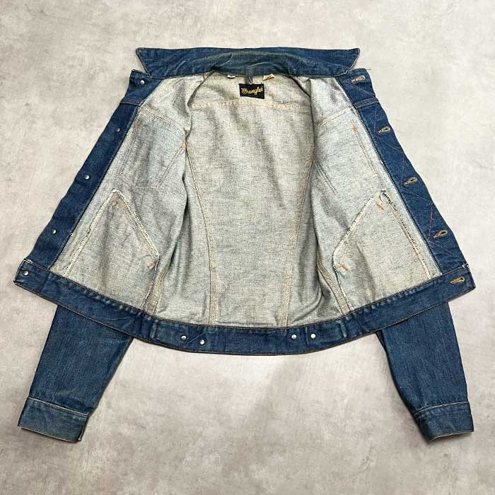 シンジ　Wrangler　70s 124mj デニムジャケット 70s Wrangler ラングラー 124MJ トラッカー デニム ジャケット