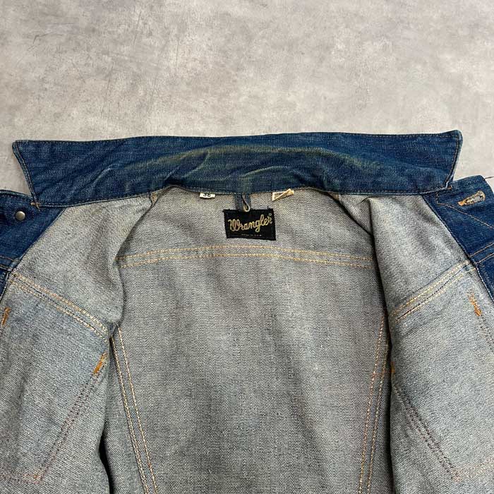 70'S Wrangler 124MJ Denim Jacket Made in USA Size/36 70年代
