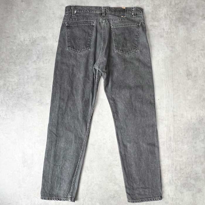 90's Levi's 505 YARN-DYED BLACK JEANS MADE IN USA W36L30 90ǯ ꡼Х 505  ֥å ǥ˥  ꥫ