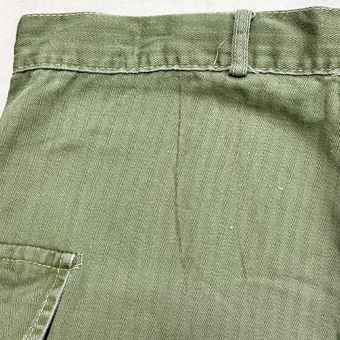 VINTAGE 40's U.S ARMY M-43 HBT CARGO PANTS 13 STAR BOTTON W34/L31