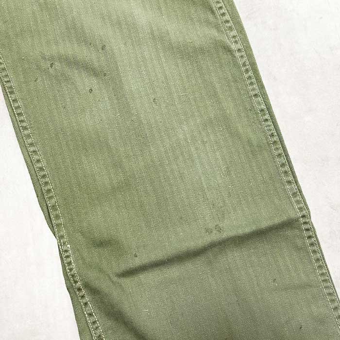 VINTAGE 40's U.S ARMY M-43 HBT CARGO PANTS 13 STAR BOTTON
