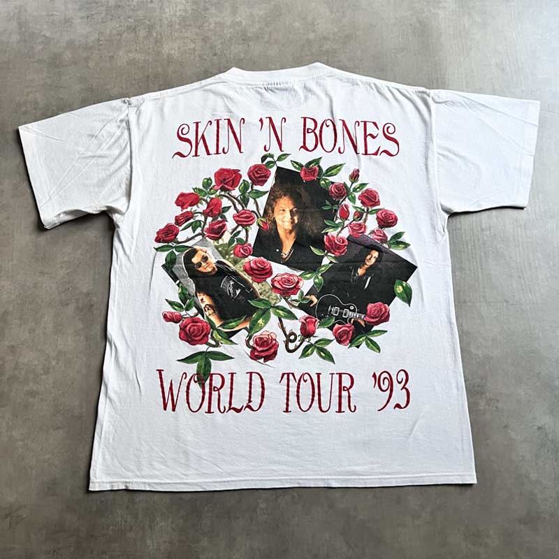 ガンズアンドローゼズ★エアロスミス★'88スタジアムツアーコラボTシャツ ガンズ アンド ローゼス Tシャツ Guns N' Roses NJ Summer Jam