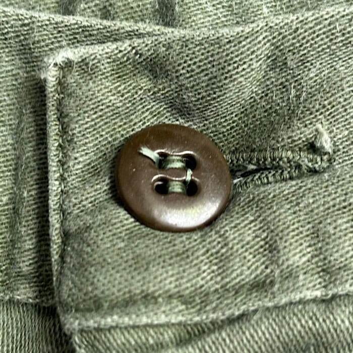 60's U.S.ARMY BAKER PANTS SIDE ADJUST OG-107 SMALL 60年代