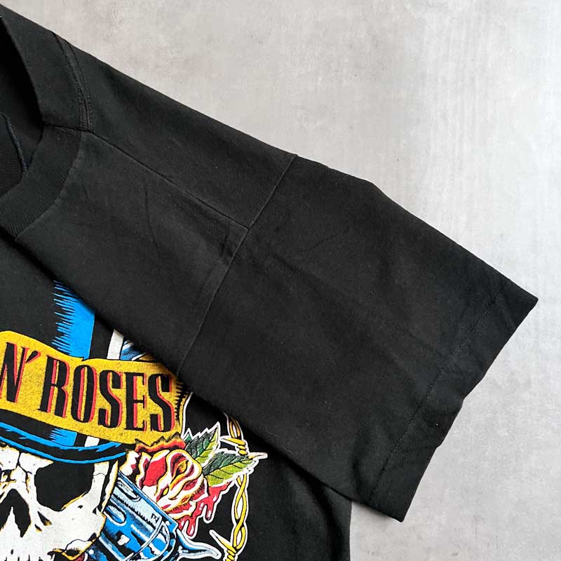 90's GUNS'N ROSES Use Your Illusion 91 Tour T-Shirts BLACK/M