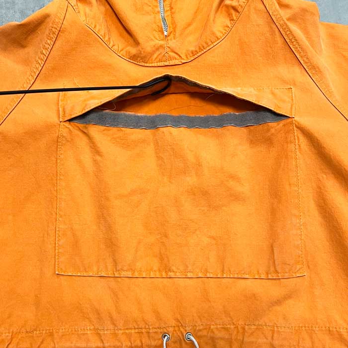 VINTAGE 60's BLACK'S SKI ANORAK PARKA ORANGE Made in England