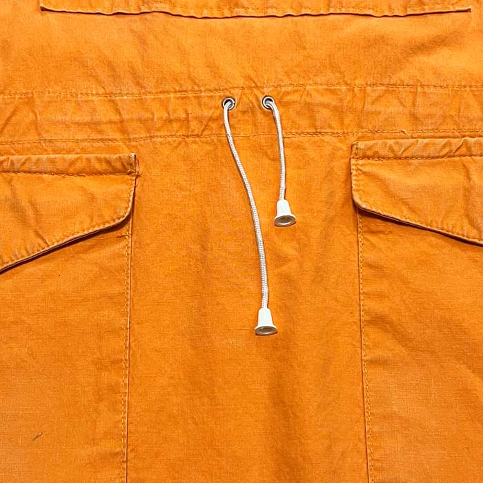 VINTAGE 60's BLACK'S SKI ANORAK PARKA ORANGE Made in England