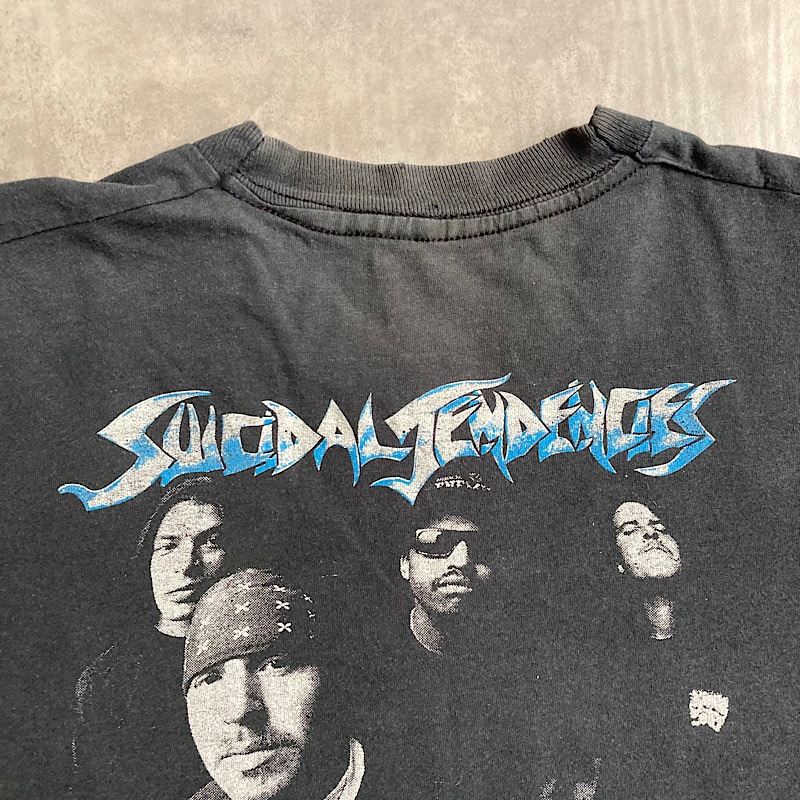 90's SUICIDAL TENDENCIES The Art of Rebelion Tour T-shirts BLK 90