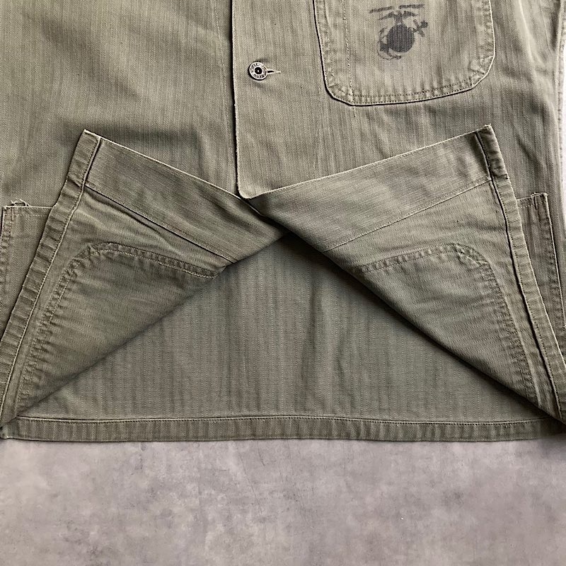 40's U.S.M.C P-41 HBT Jacket 身幅58cm 40年代 アメリカア海兵隊 P-41