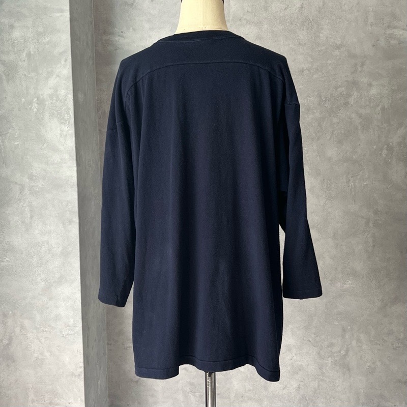 80'S CHAMPION Fooball T-Shirts Made in USA NAVY/XL 80年代