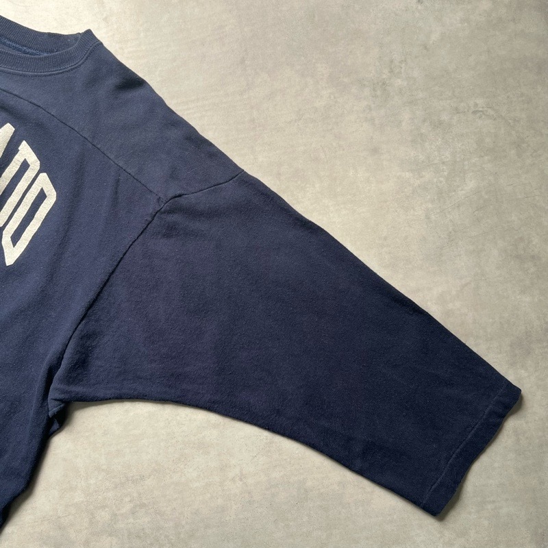 80'S CHAMPION Fooball T-Shirts Made in USA NAVY/XL 80年代