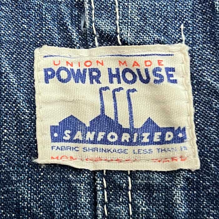 VINTAGE 50'S POWR HOUSE DENIM CHORE JACKET ヴィンテージ 50