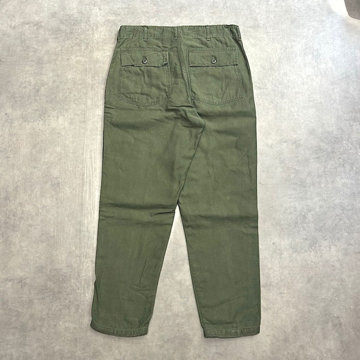 70s US ARMY OG-107 ベイカーパンツ W32L31 アメリカ軍 70's U.S.ARMY BAKER PANTS OG-107 W36L31 70年代 U.S.ARMY ベイカー
