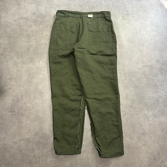 70's U.S.ARMY BAKER PANTS OG-107 W36L31 70年代 U.S.ARMY ベイカー