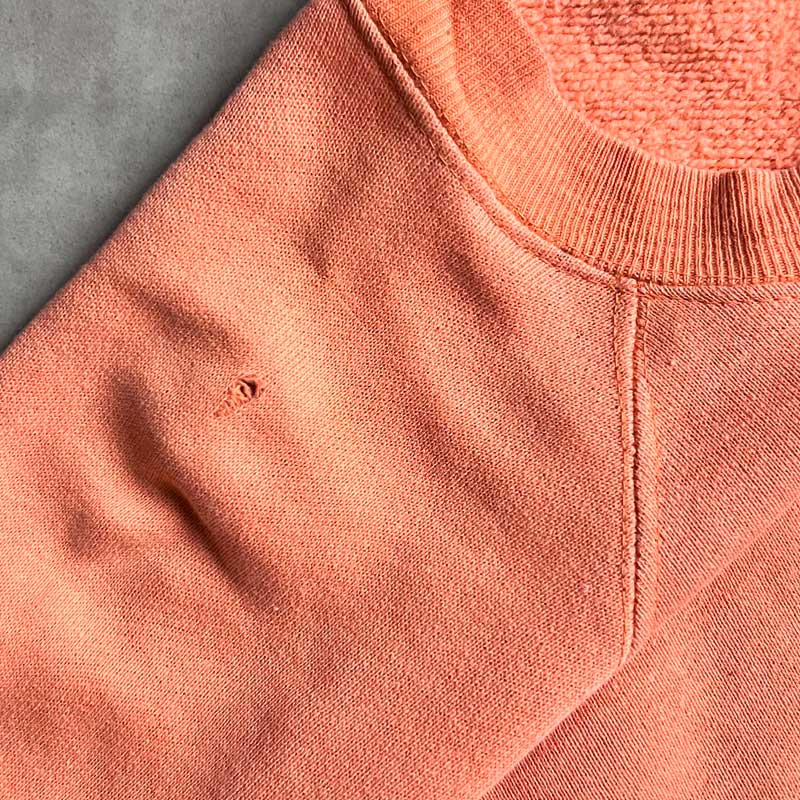 60'S MONSTER PRINT Vintage Sweat Shirts ORANGE 60年代 モンスター