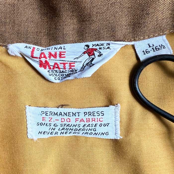 60s USA製 LANE MATE レーヨン ボーリングシャツ 黄色 黒 60s USA製 LANE MATE レーヨン ボーリングシャツ 黄色 黒 - メルカリ