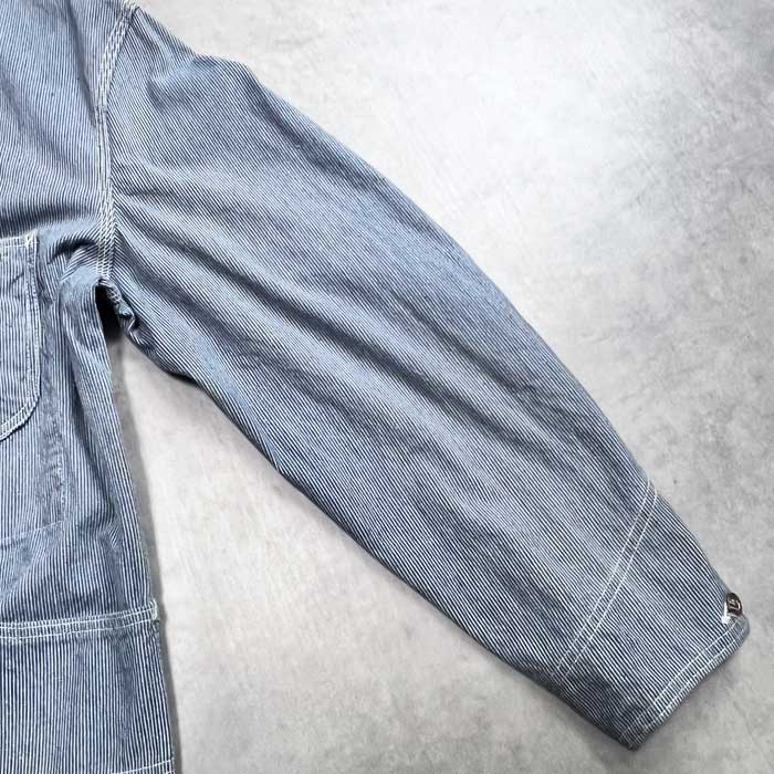 VINTAGE 60'S LEE 96-J PIN STRIPE CHORE JACKET 42/REGLAR