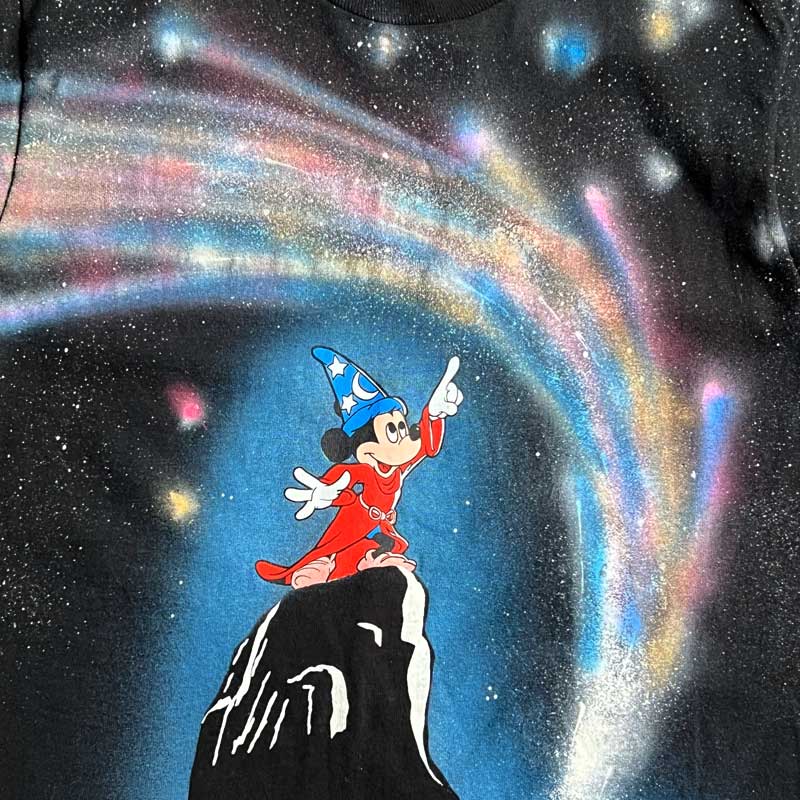 トップス DISNEY - 90s FANTASIA T / BLACK / M 90'S DISNEY FANTASIA T-SHIRTS Made in USA BLACK/M 90年代