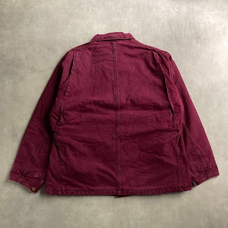 80-90's CARHARTT MICHIGAN CHORE JACKET RED 80～90年代 カーハート