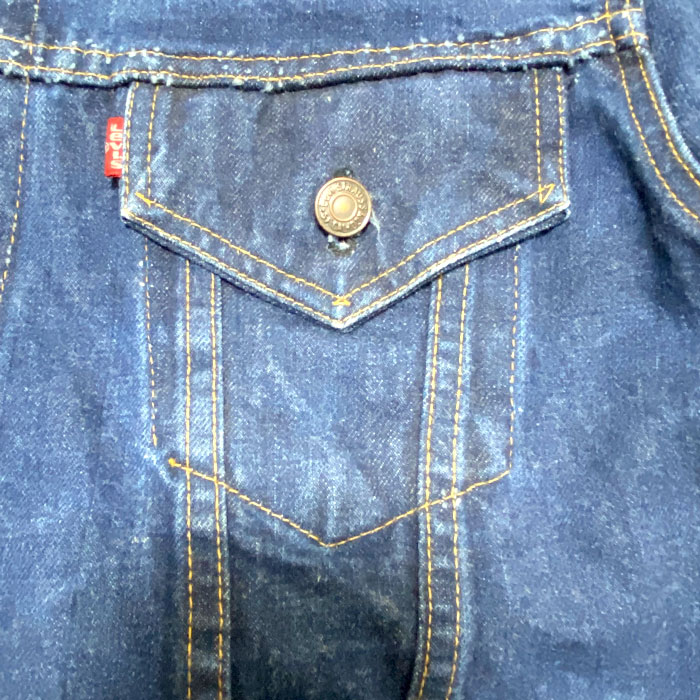 70s ヴィンテージ Levi's 70505 デニム ジャケット サイズ48 70s USA製 Levi'sリーバイス 70505 デニムジャケット 38