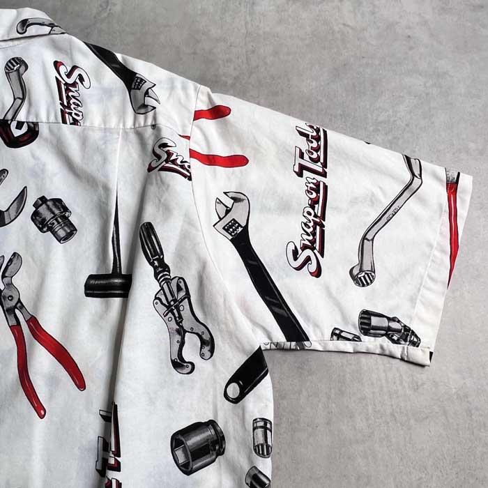 VINTAGE 60'S SURF LINE HAWAII SNAP-ON TOOL PATTERN SHIRTS