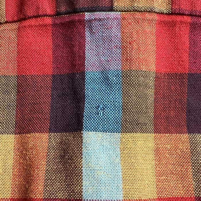希少　60s McGregor 長袖シャツ　黒赤ボーダー VINTAGE 60'S McGREGOR NO IRON OPEN COLLAR LONG SLEEVE SHIRTS Size