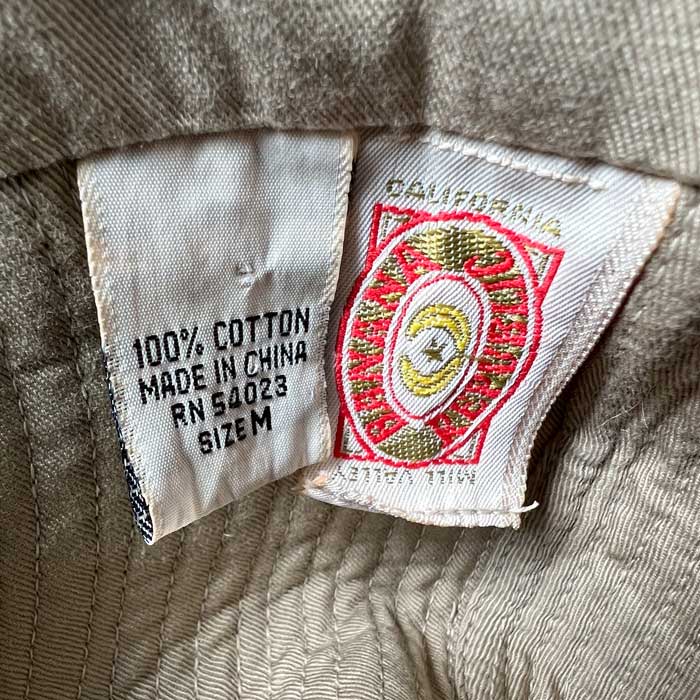 80'S BANANA REPUBLIC SAFARI HAT BEIGE/M 80年代 バナナリパブリック